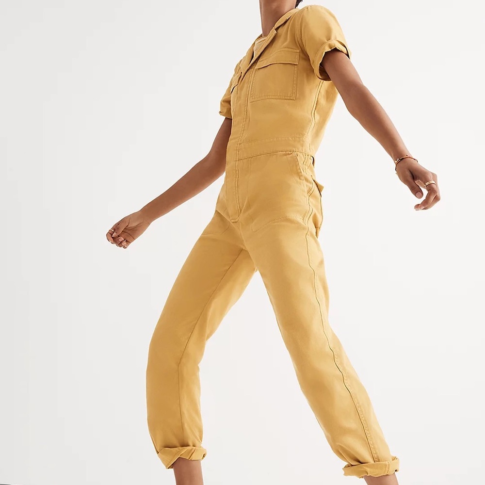 Madewell Short Sleeve Coverall Jumpsuit